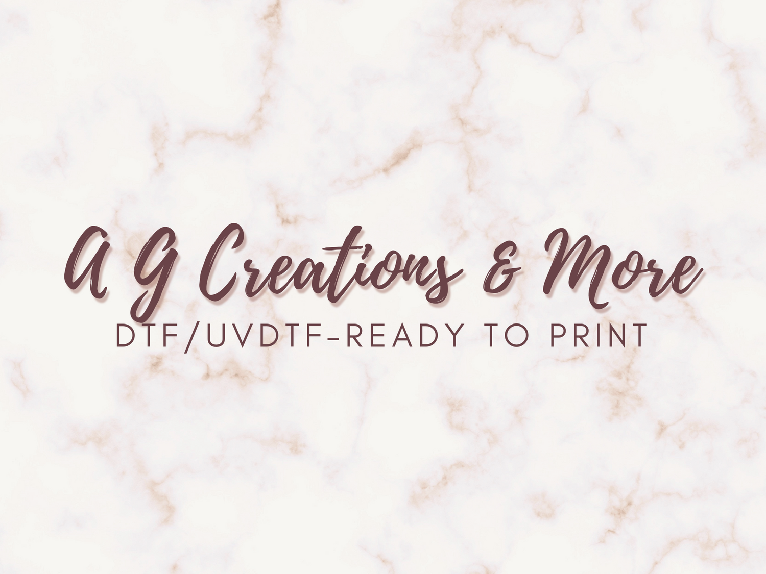 A G CREATIONS & MORE