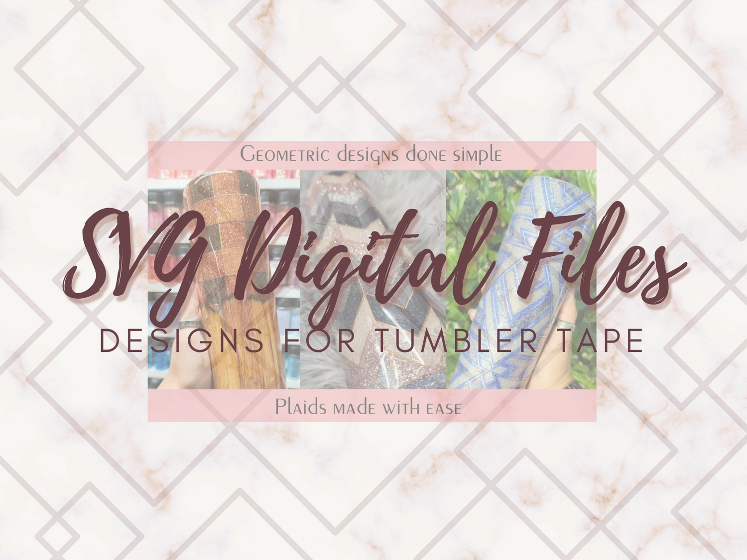 Here is where you will find all of the files we have made specifically for tumbler tape designs. 