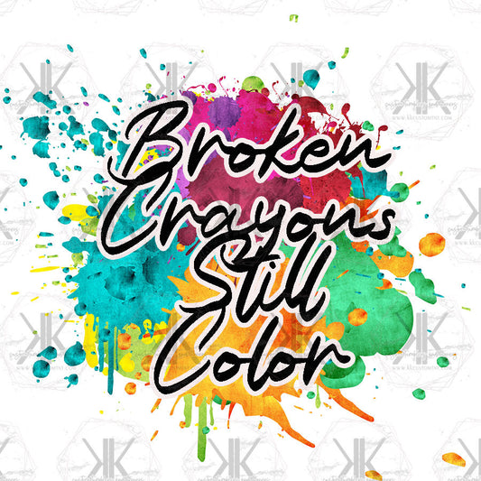 Broken Crayons PNG **Digital Download Only**