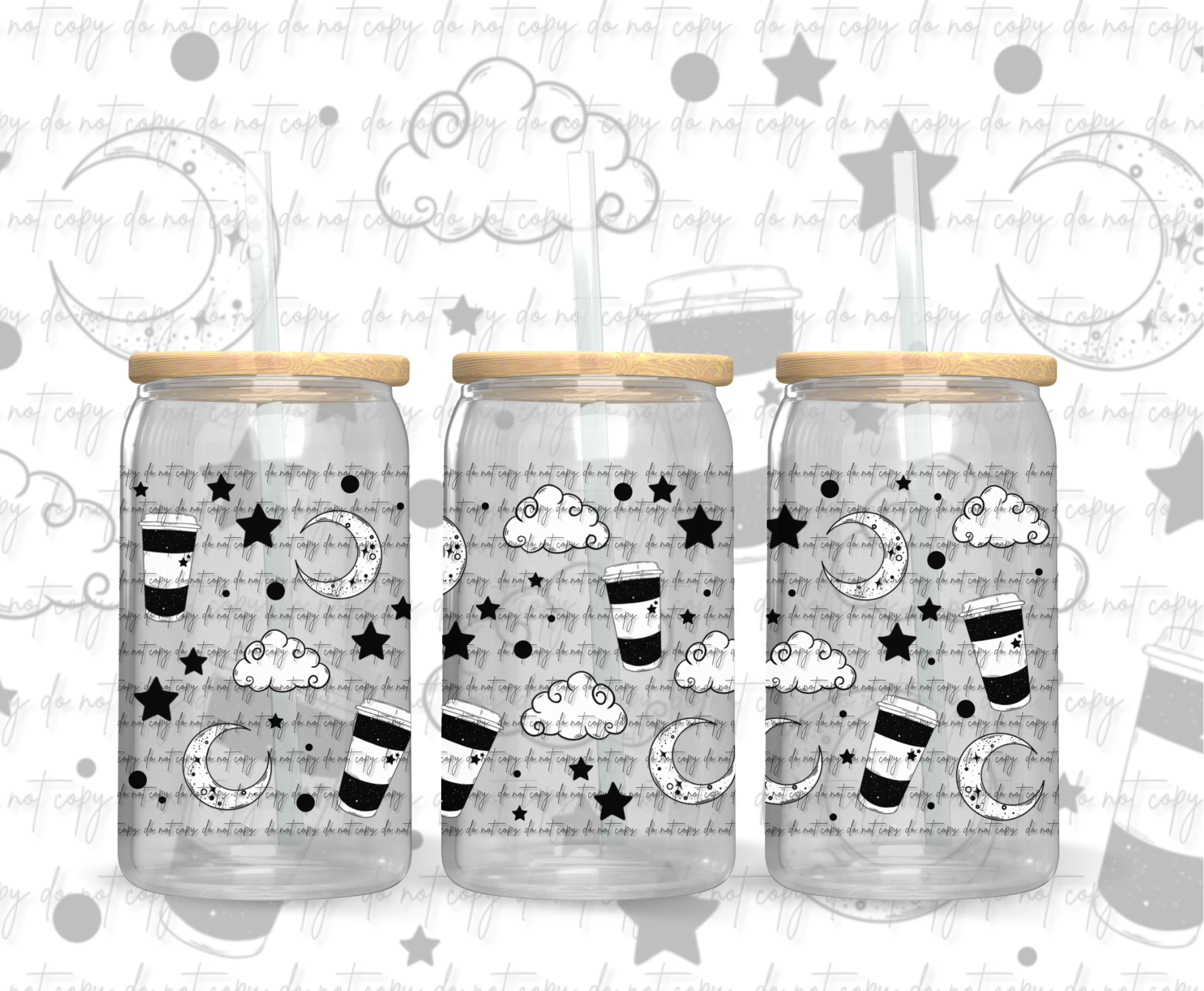 Coffee Magic Uv Dtf Wrapdecal Kk Custom Tumblers And Turners