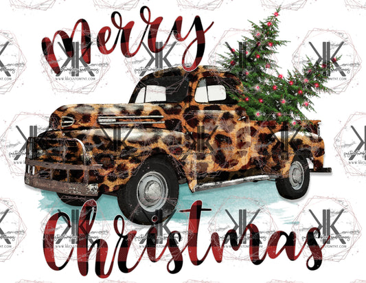Vintage Truck Christmas PRINT ONLY