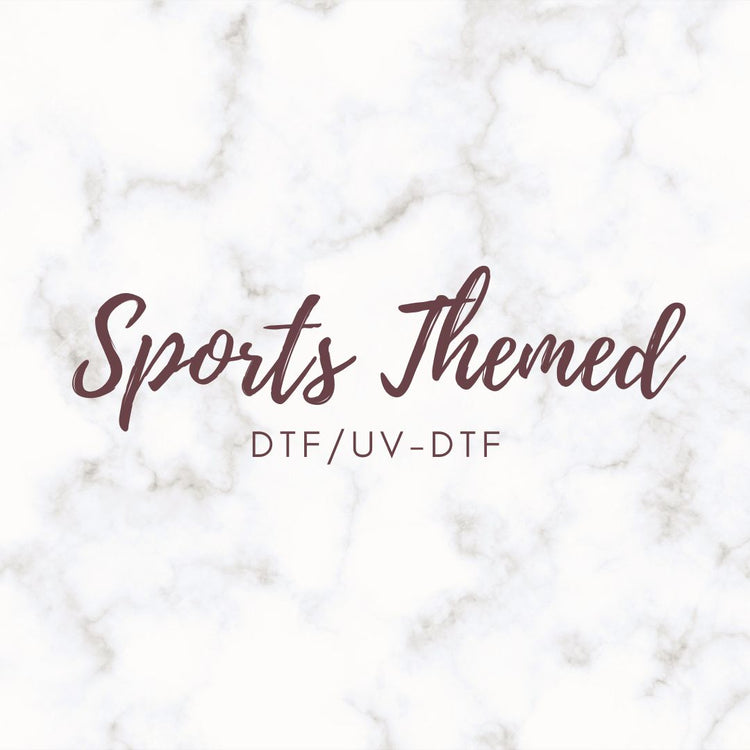 Sports Themed DTF/UVDTF Transfers, Decals & Wraps