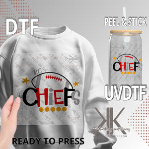 KC Chiefs DTF/UV DTF