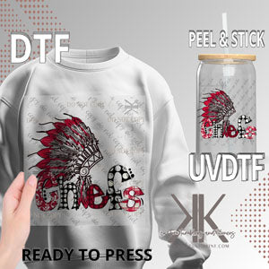 Chiefs Headdress DTF/UV DTF