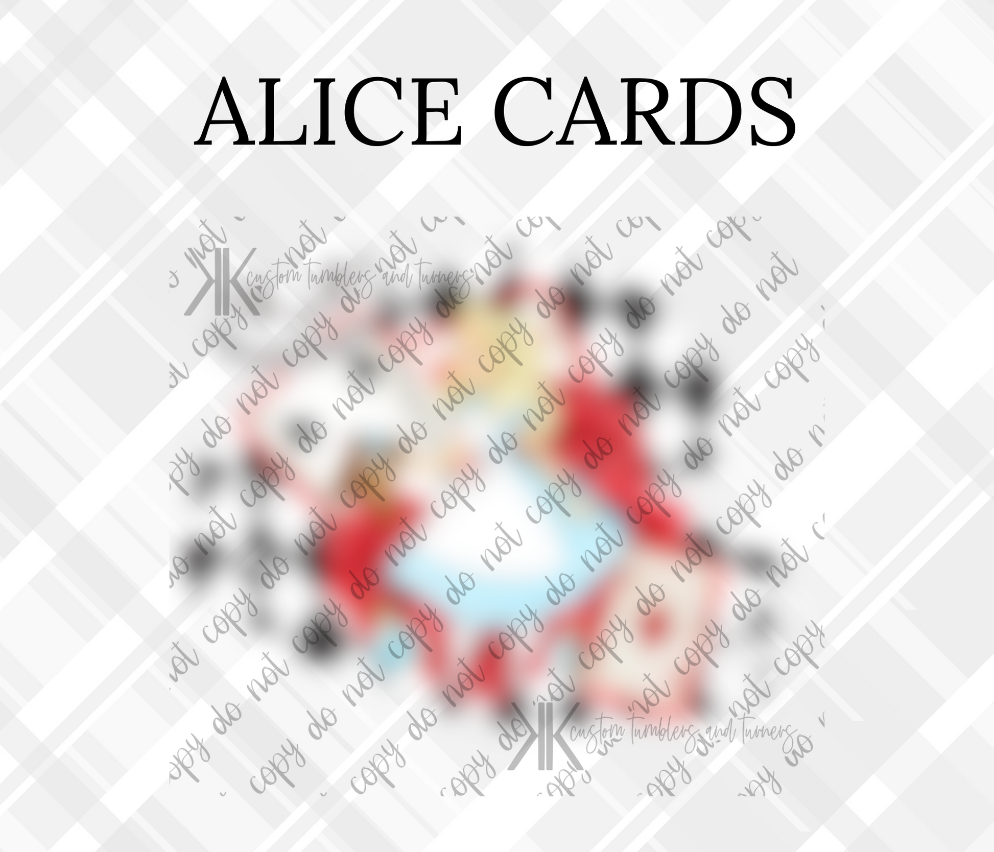 Alice in Wonderland UVDTF Wrap 