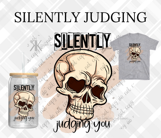 SILENTLY JUDGING