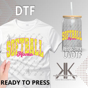 Softball Mama DTF/UVDTF