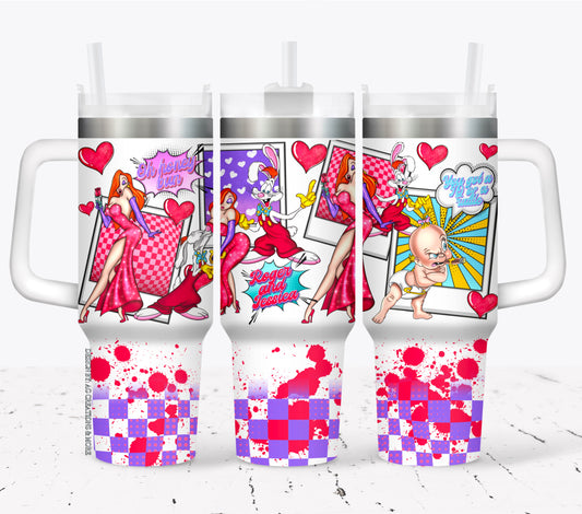 Jessica RaBbIt 40oz UVDTF WRAP (Top and/or Bottom Avail)