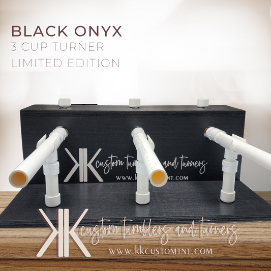 LIMITED EDITION BLACK ONYX  3 (Triple) Cup Turner