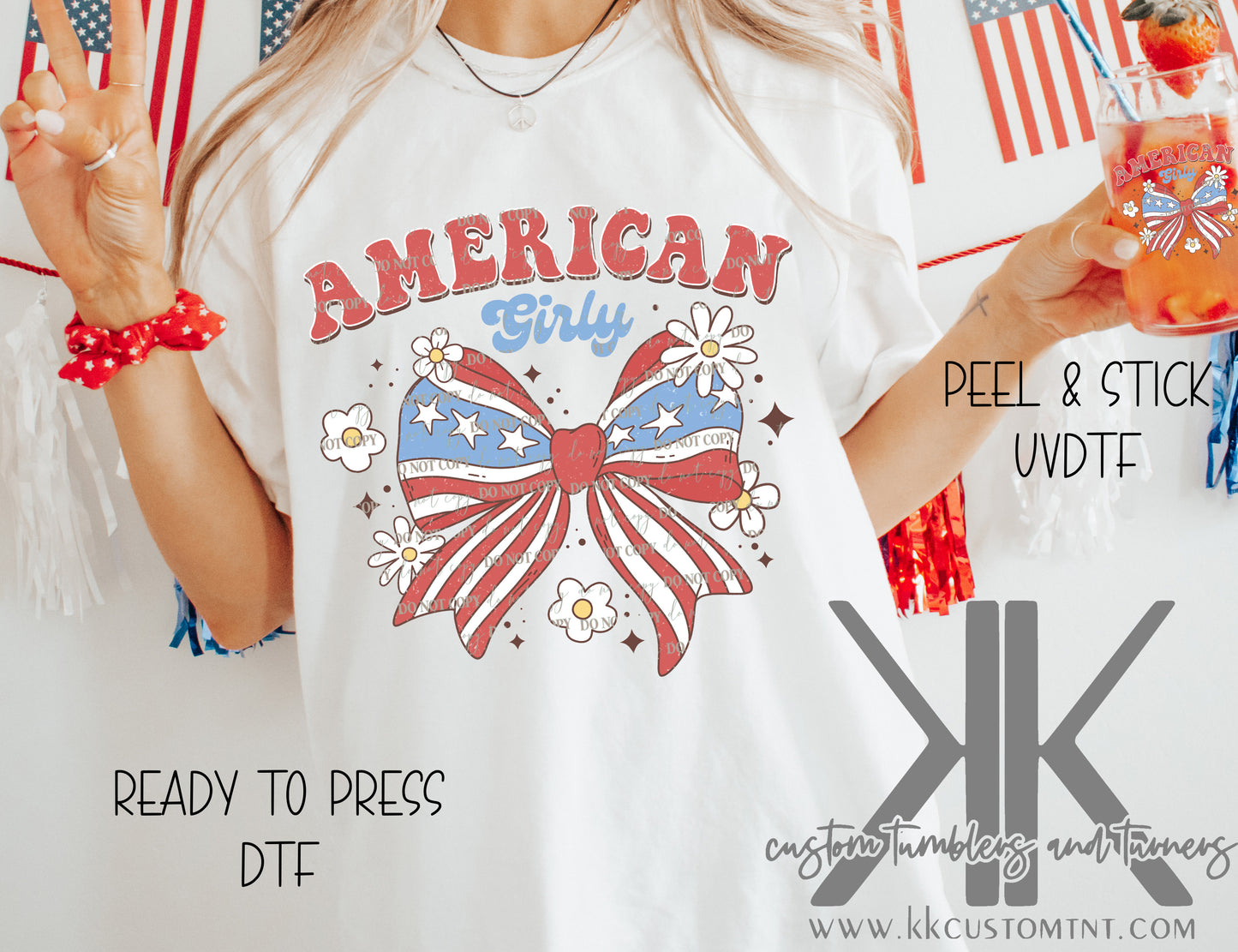 American Girly DTF/UVDTF