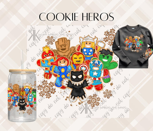 COOKIE HEROS DTF/UVDTF (POCKET/SLEEVE OPTONS AVAIL)
