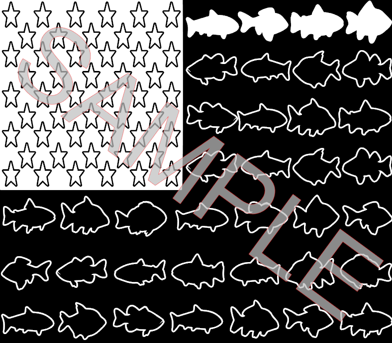 FISH FLAG SVG **Digital Download Only**