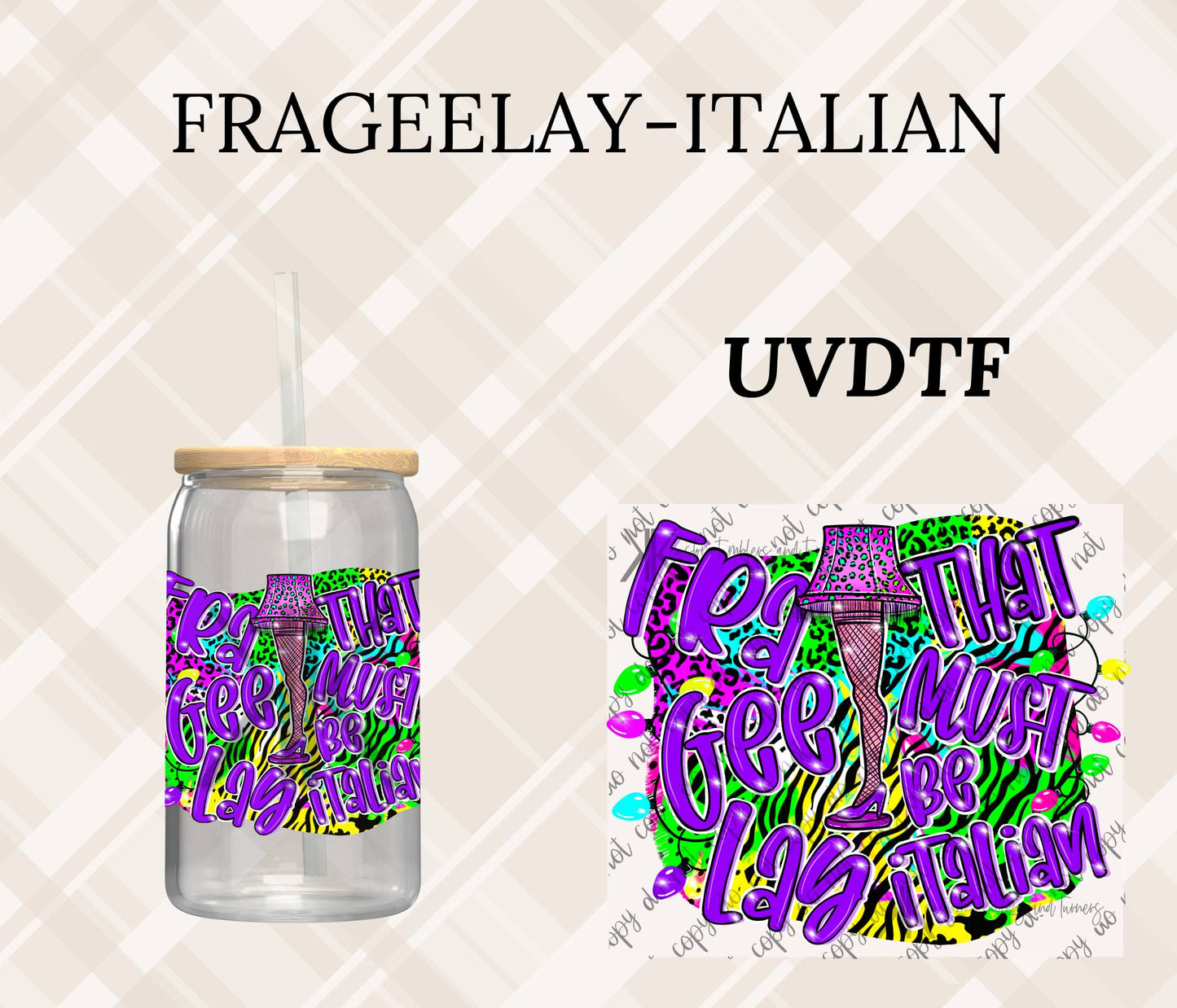 FRAGEELAY - ITALIAN DTF/UVDTF