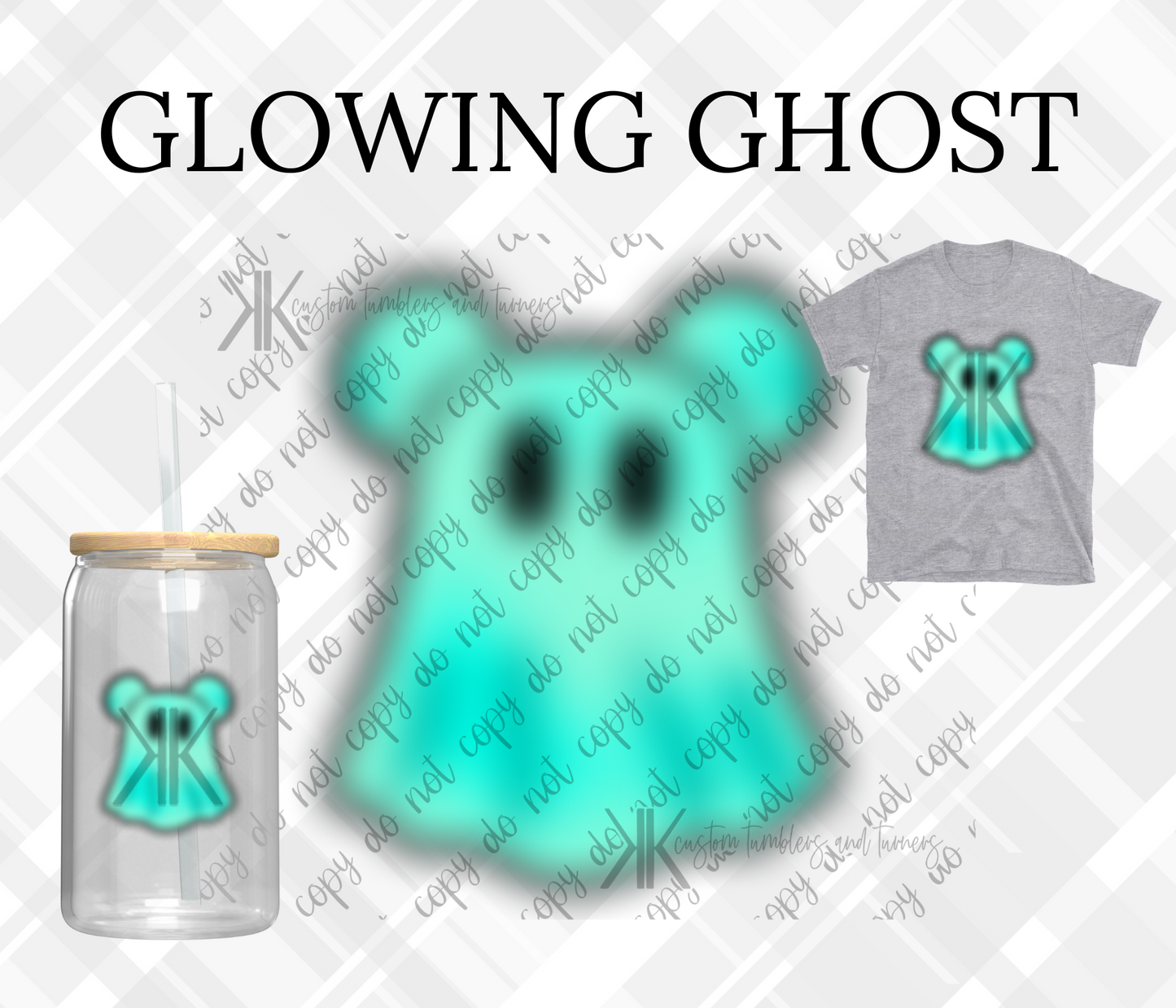 GLOWING GHOST DTF/UVDTF