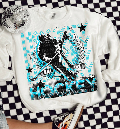 Hockey Stacked DTF/UVDTF