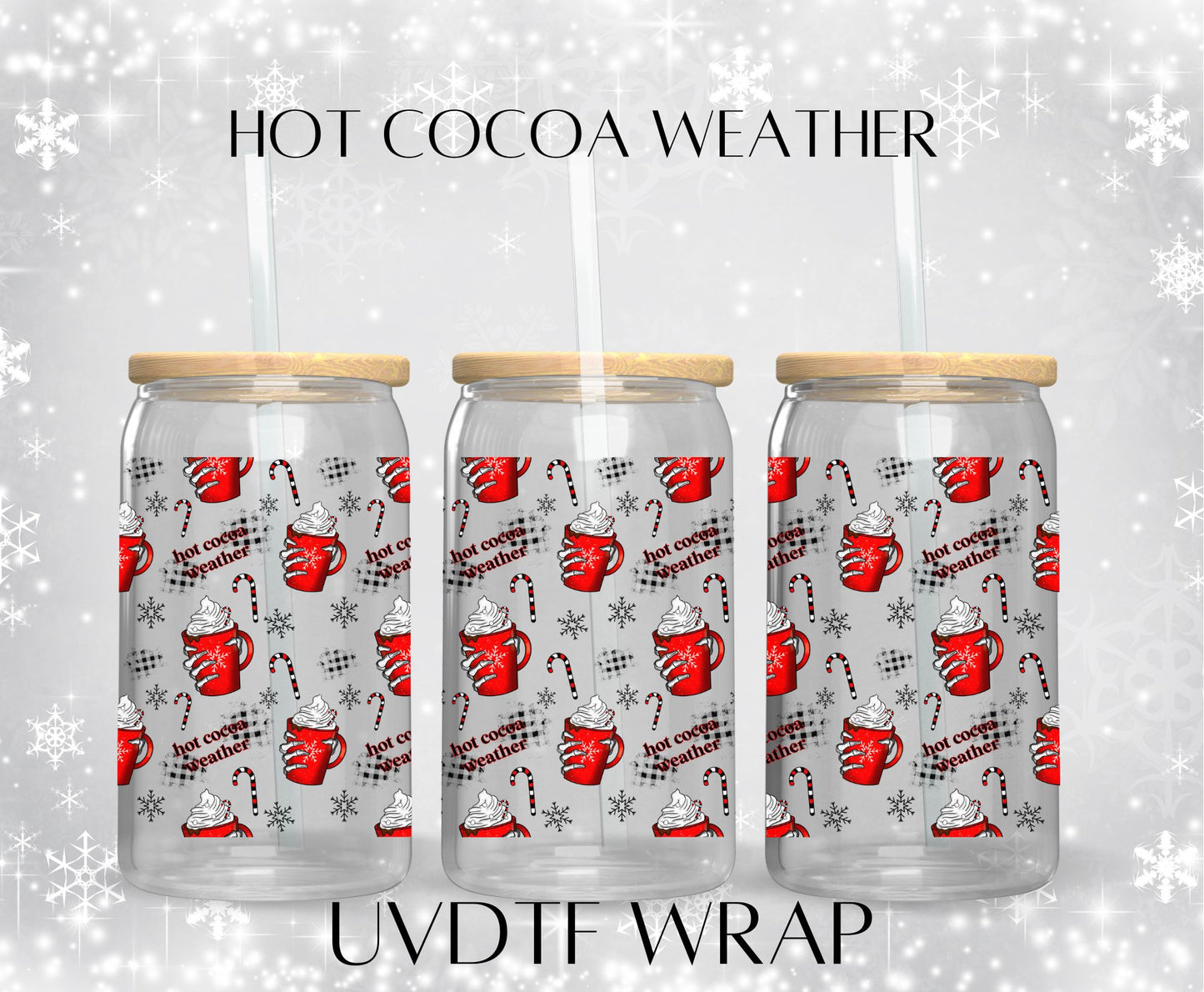 Hot Cocoa Weather UVDTF WRAP