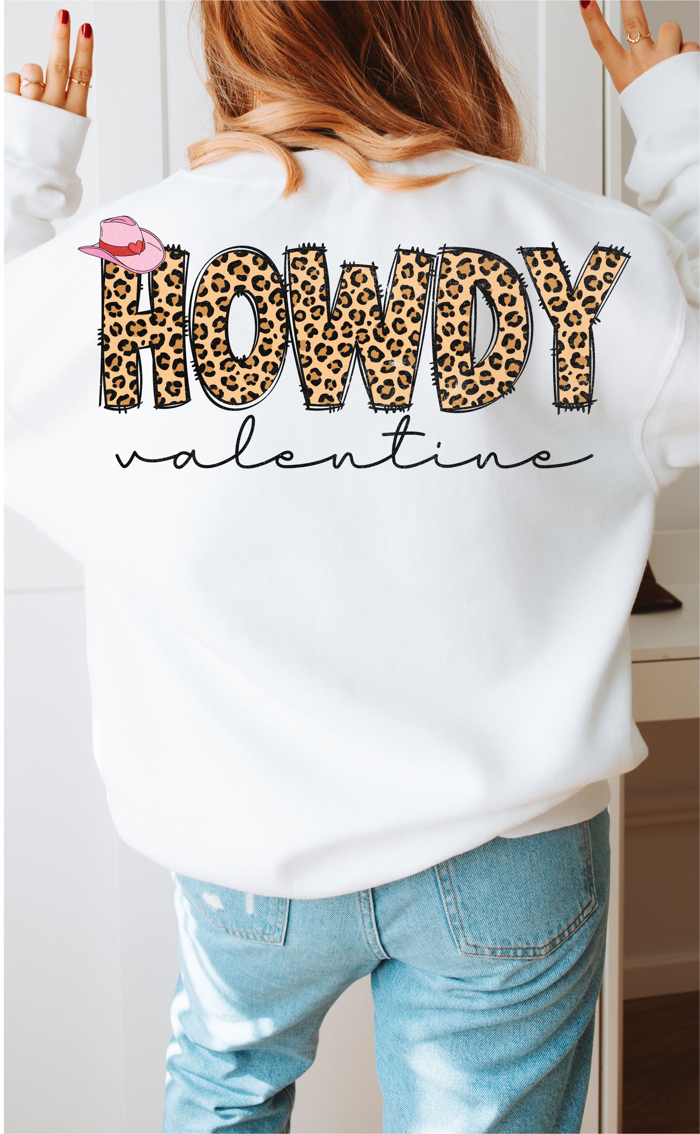 Howdy Valentine Leopard DTF/UVDTF