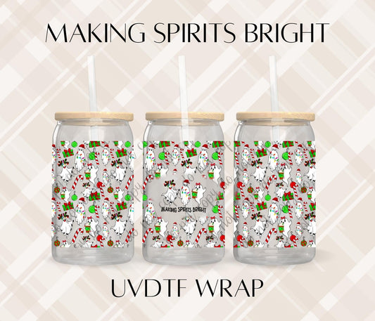 MAKING SPIRITS BRIGHT UVDTF WRAP