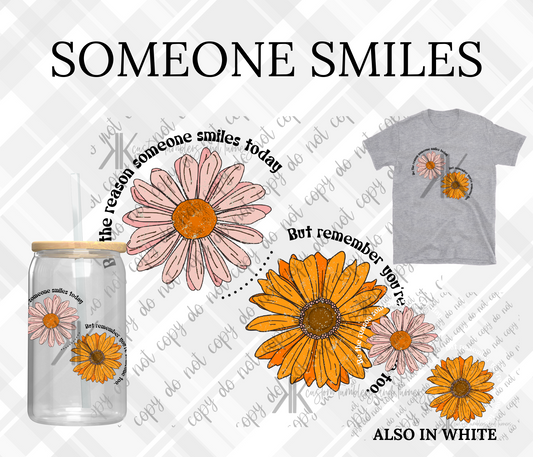 SOMEONE SMILES