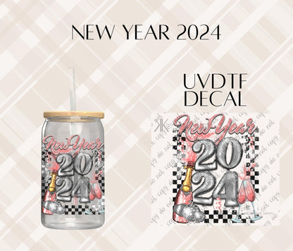 NEW YEAR 2024 DTF/UVDTF (POCKET & SLEEVE OPTIONS AVAIL)