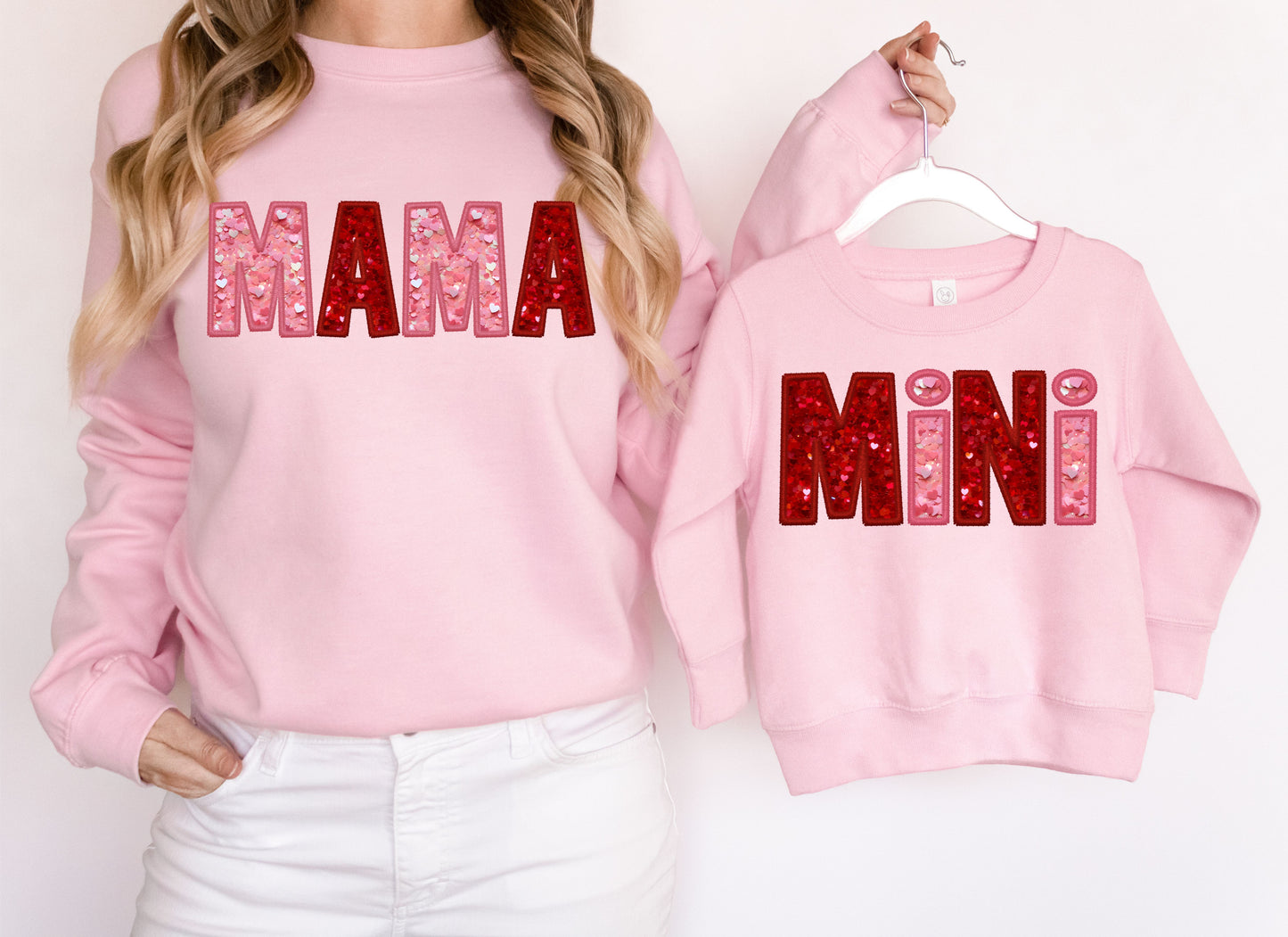 Faux Glitter Mama & Mini DTF/UVDTF