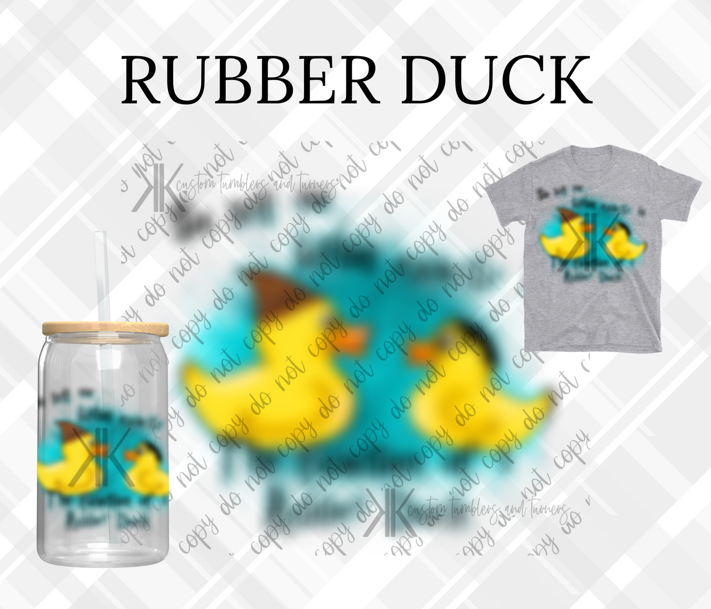 RUBBER DUCK  DTF/UVDTF