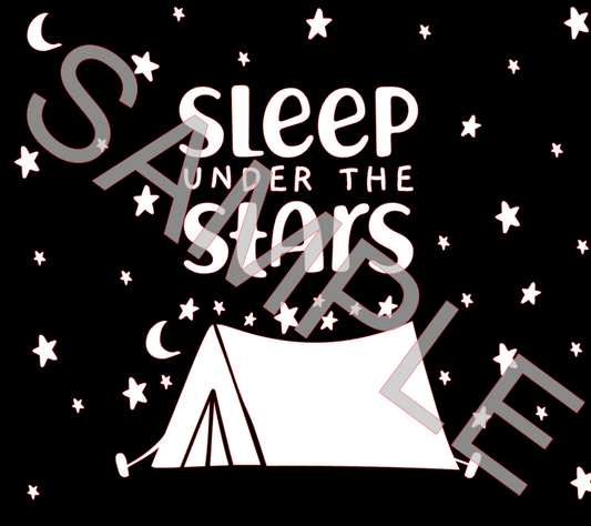 SLEEP UNDER THE STARS SVG **Digital Download Only**
