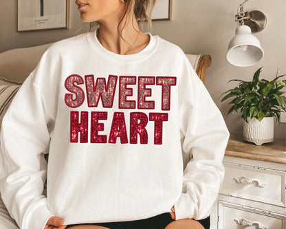 Sweetheart Faux Glitter DTF/UVDTF