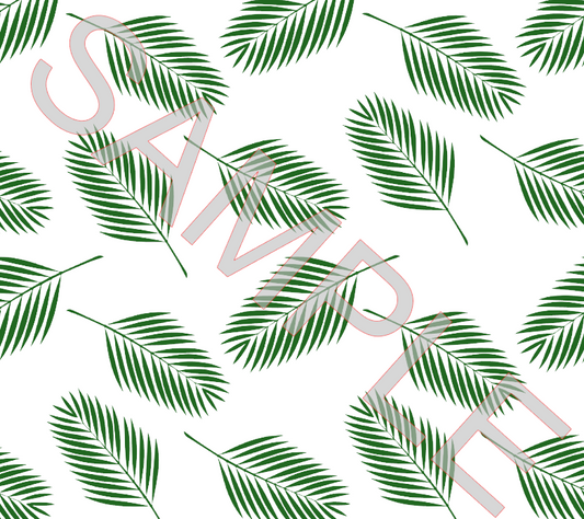 TROPICAL LEAVES SEAMLESS SVG **Digital Download Only**