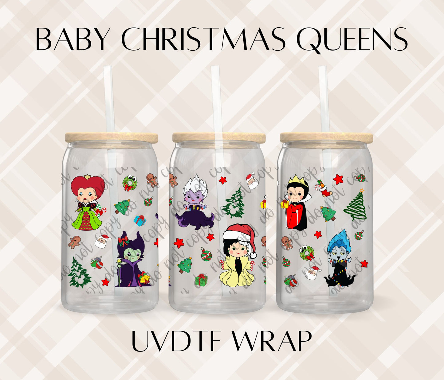BABY CHRISTMAS QUEENS UVDTF WRAP