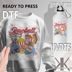 Baseball DTF/UVDTF