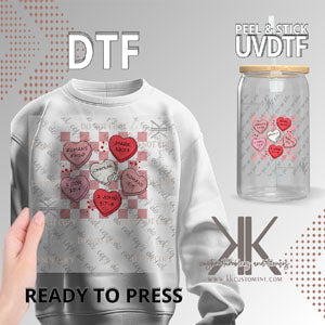 Heart Candy Verses DTF/UVDTF