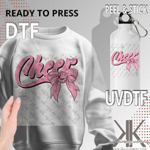 Pink Cheer DTF/UVDTF