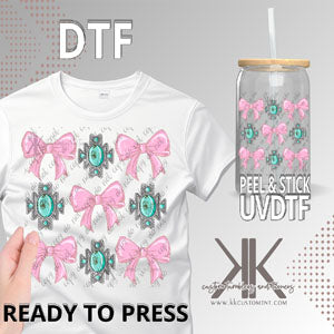 Conchos & Bows DTF/UVDTF