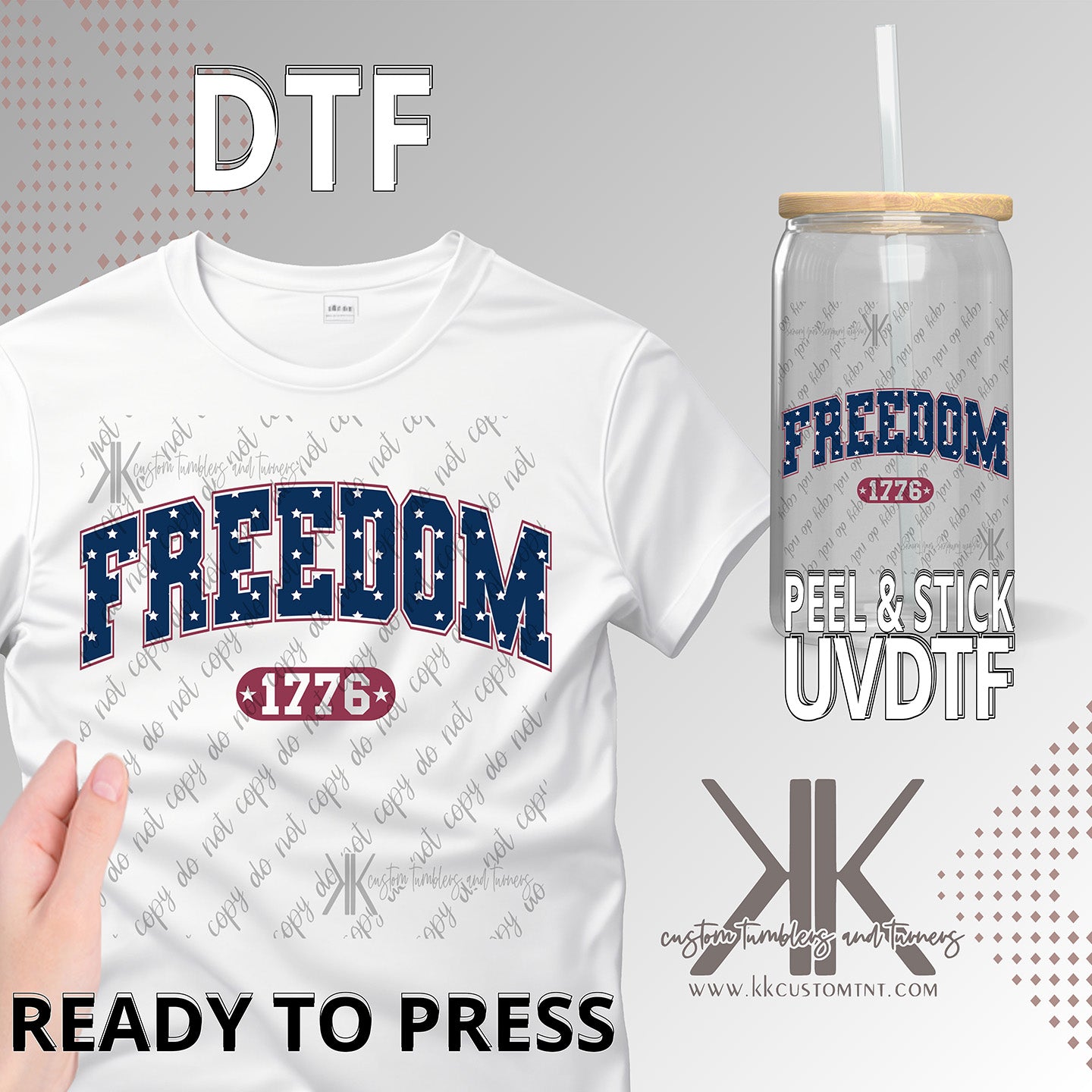 Freedom 1776 DTF/UVDTF