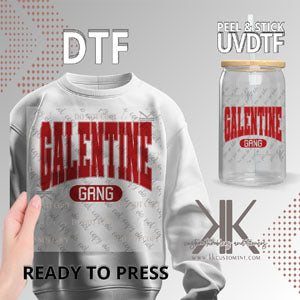 Galentine Gang Red DTF/UVDTF