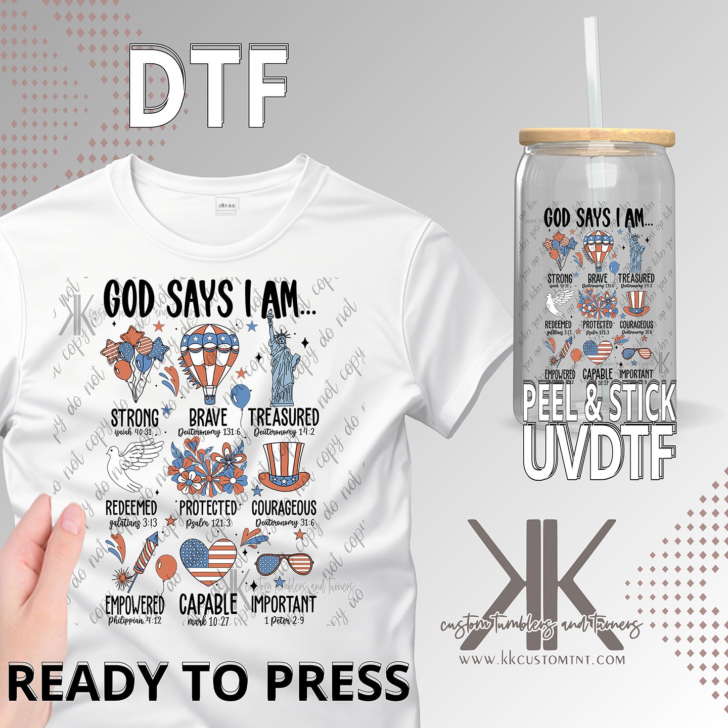 God Says 4th Edition DTF/UVDTF