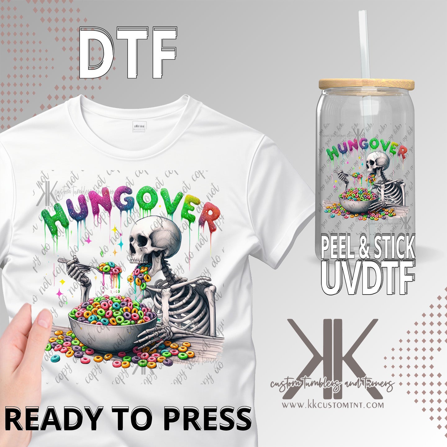 Hungover Skellie DTF/UVDTF