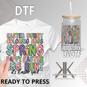 It's Easter Yall DTF/UVDTF