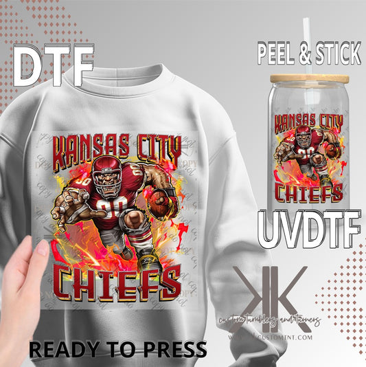 Chiefs Player DTF/UV DTF