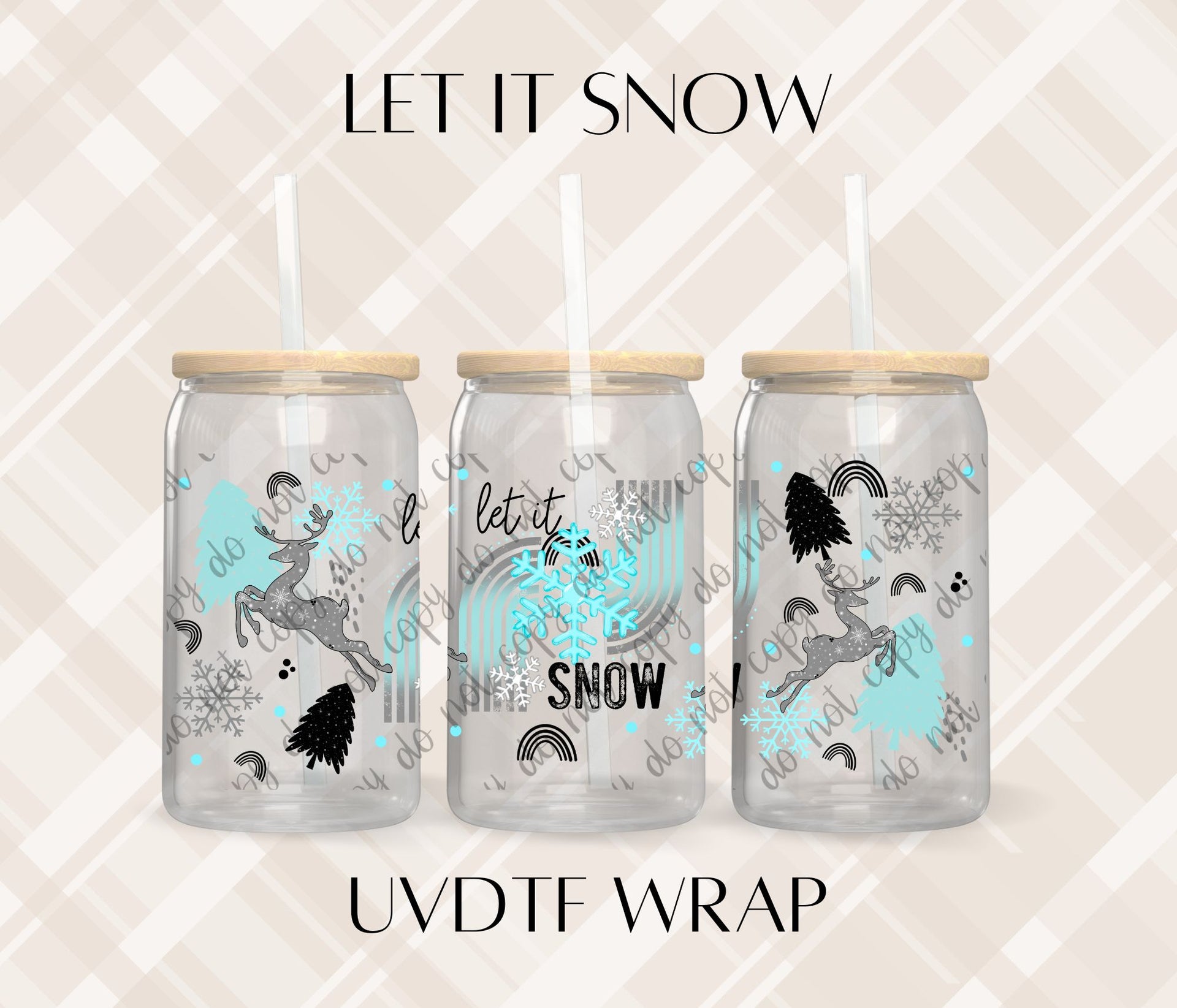 Love bites UV DTF cup wrap