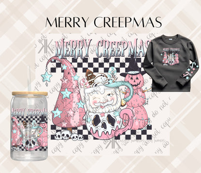 MERRY CREEPMAS DTF/UVDTF (POCKET & SLEEVE OPTIONS AVAIL)