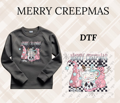 MERRY CREEPMAS DTF/UVDTF (POCKET & SLEEVE OPTIONS AVAIL)