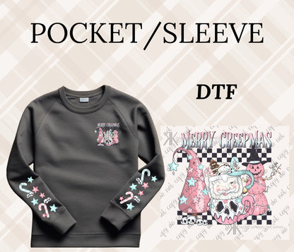 MERRY CREEPMAS DTF/UVDTF (POCKET & SLEEVE OPTIONS AVAIL)