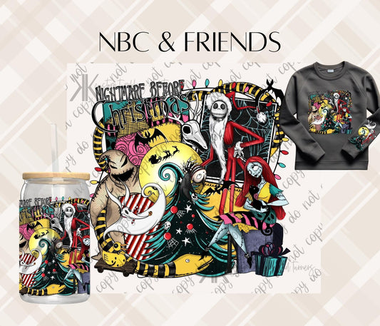 NBC & FRIENDS (POCKET & SLEEVE OPTIONS AVAIL)