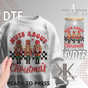 NUTS ABOUT CHRISTMAS DTF/UVDTF