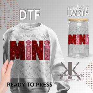 Faux Glitter Mama & Mini DTF/UVDTF