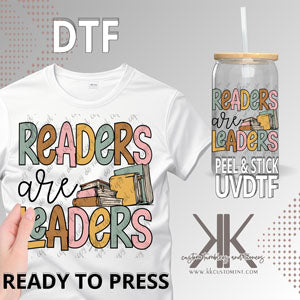 Readers are Leaders DTF/UVDTF