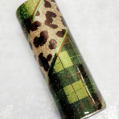 Leopard/Plaid Swirl 20oz RTS (Ready to Ship) Tumbler