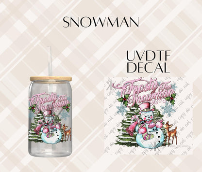 SNOWMAN DTF/UVDTF (POCKET & SLEEVE OPTIONS AVAIL)